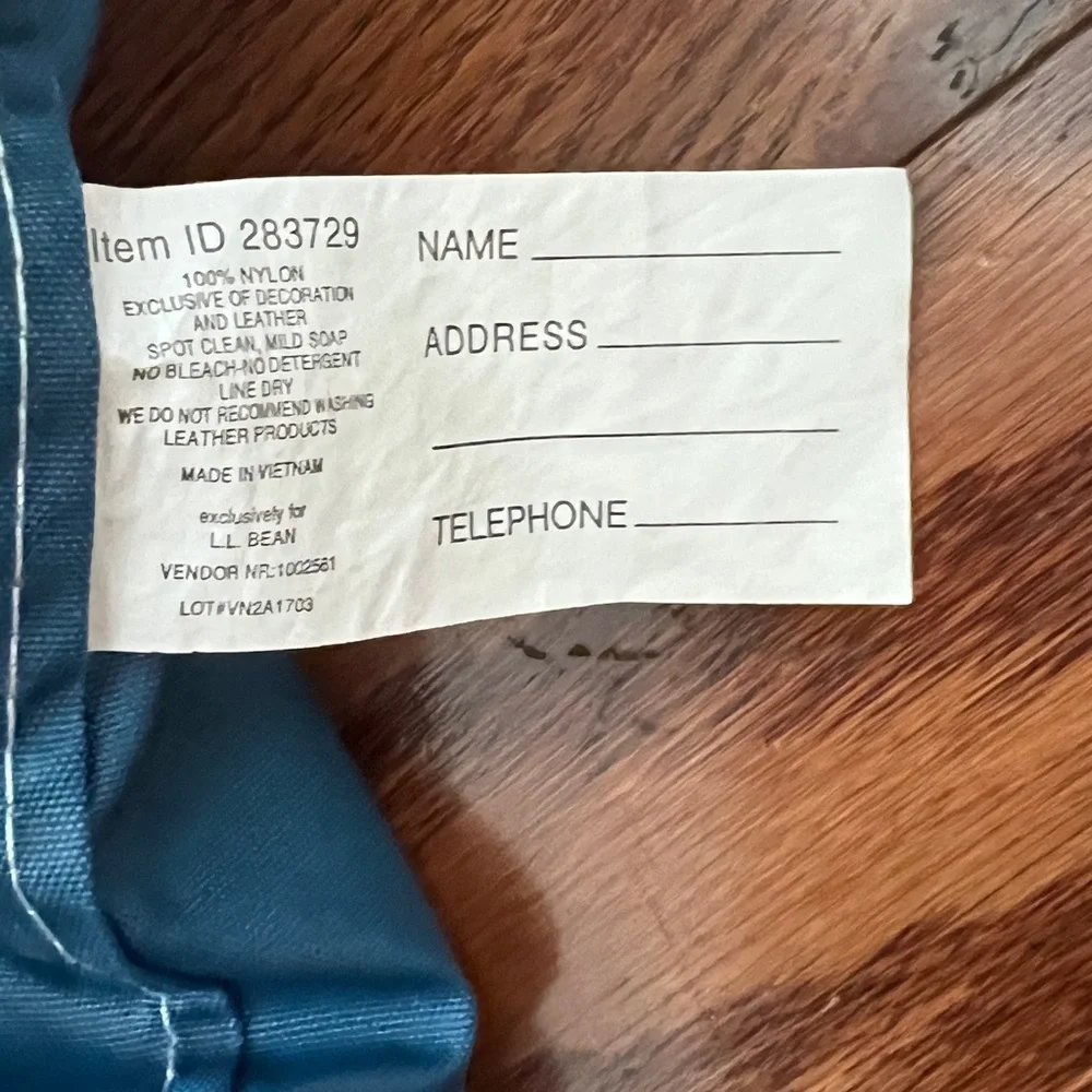 L.L. Bean “MSP” Monogram Nylon Tote - Picture 14 of 16